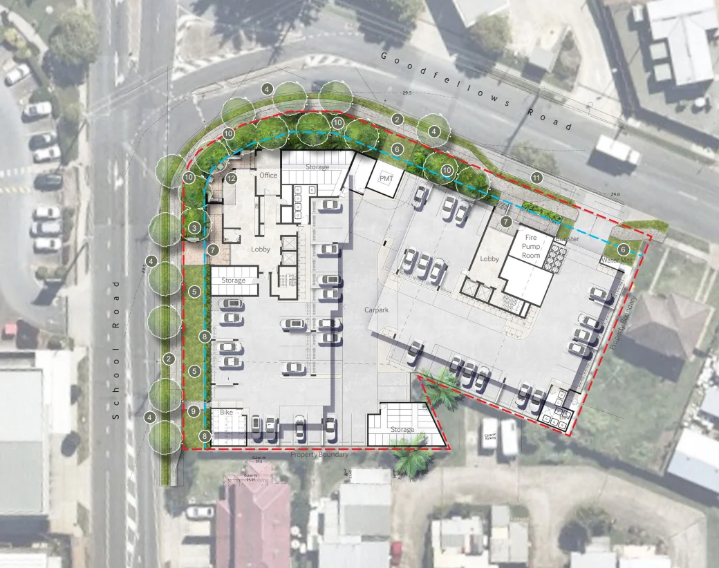 Kallangur corner site at Goodfellows Road and School Road